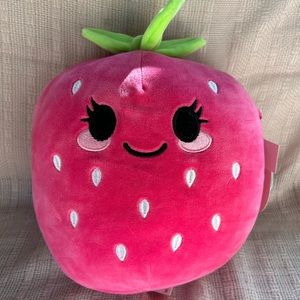 Squishmallow Sissy 8” Strawberry Plush